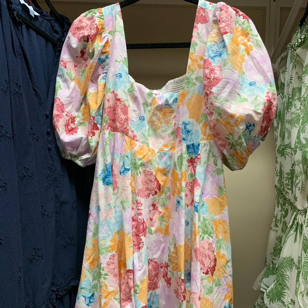 Buddy love floral babydoll dress
